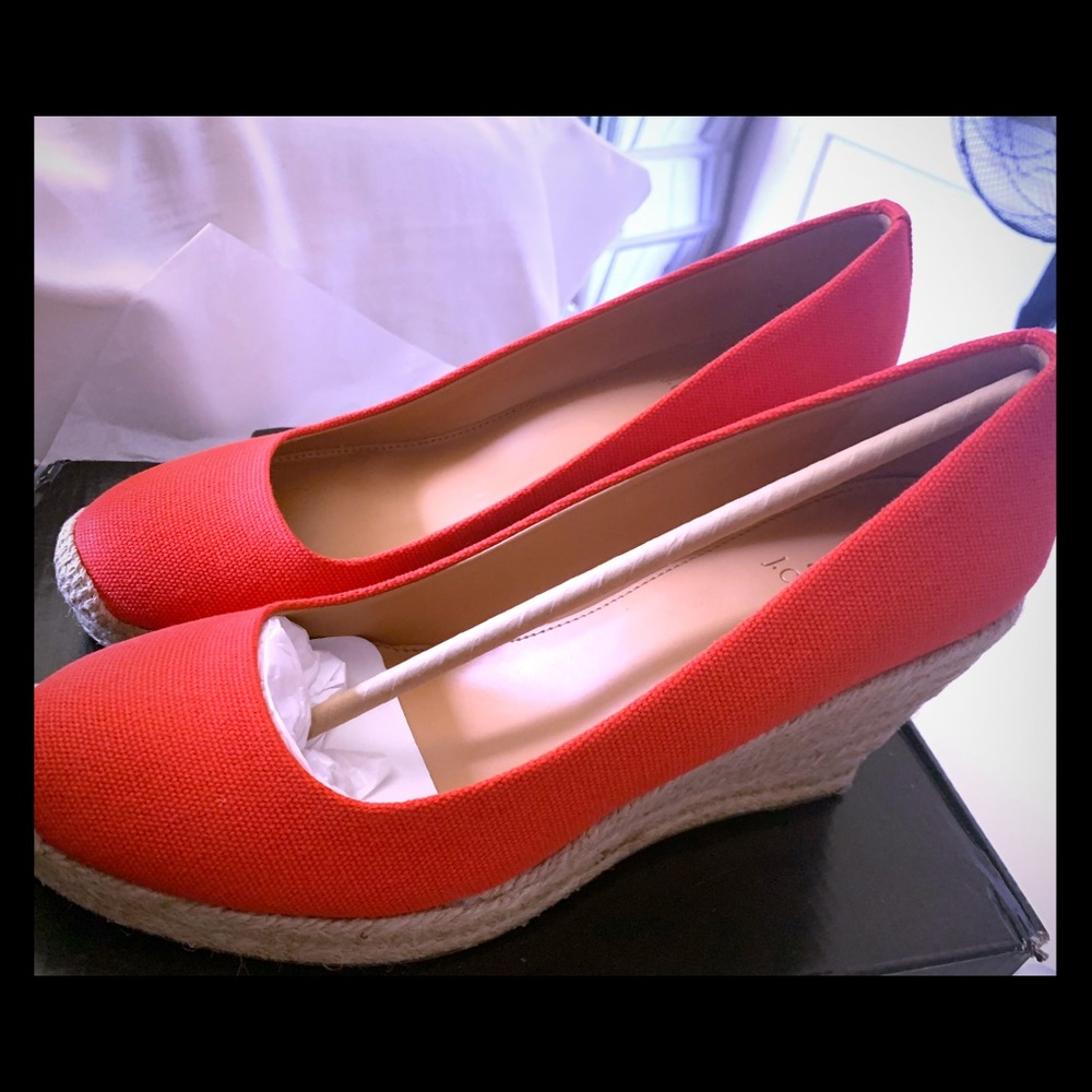BRAND NEW UNTOUCHED JCREW CANVAS ESPADRILLES